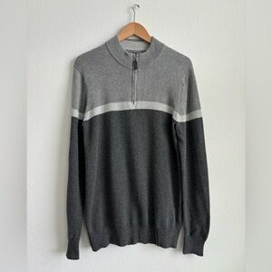 Men’s size Small quarter zip gray sweater